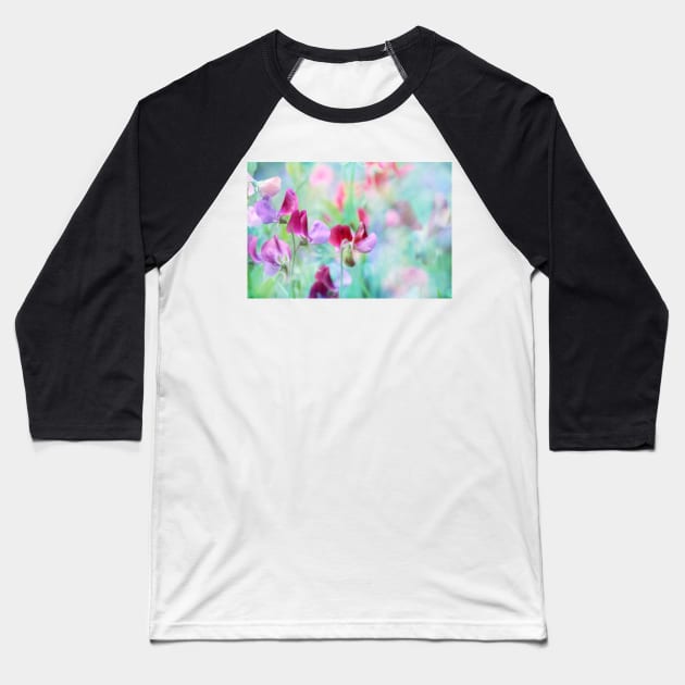 Sweet Pea Baseball T-Shirt by SharonJ